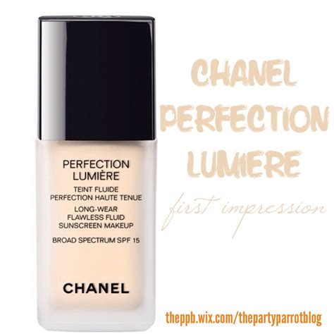 chanel perfection lumiere review makeupalley|Chanel perfection lumiere long wear.